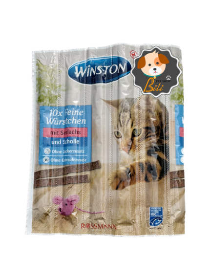 قیمت تشویقی مدادی گربه وینستون با طعم ماهی ۱۰ عددی ـ WINSTON MIT SEELACHS AND SCHOLLE