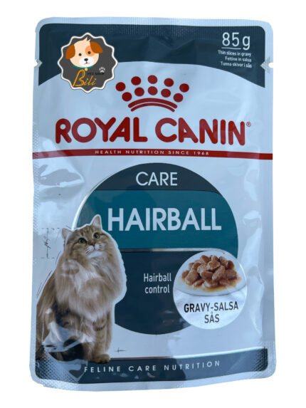 قیمت پوچ گربه هربال رویال کنین ۸۵ گرمی ـ ROYAL CANIN HAIRBALL CARE IN GRAVY 85 GR