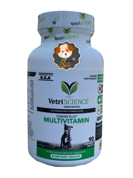 قیمت قرص مولتی ویتامین روزانه سگ وتری ساینس ۹۰ عددی ـ VETRISCIENCE MULTIVITAMIN FOR DOG 90 PCS