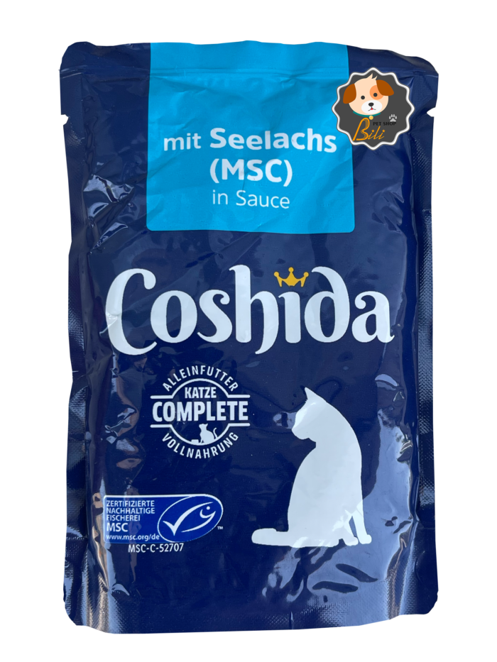 قیمت پوچ گربه کوشیدا با طعم ماهی ۱۰۰ گرمی ـ COSHIDA MIT SEELACHS IN SAUCE 100 GR