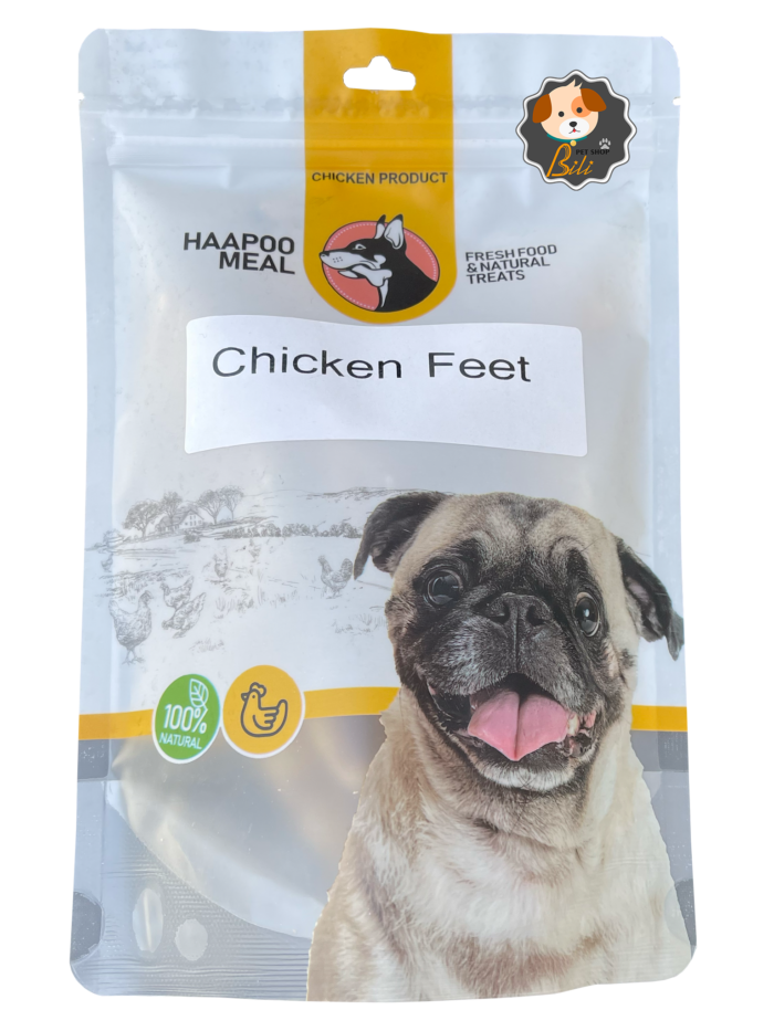 قیمت تشویقی سگ هاپو میل با طعم پای مرغ بسته ۱۰۰ گرمی ـ HAAPOO MEAL DOG TREAT CHICKEN FEET 100 GR 