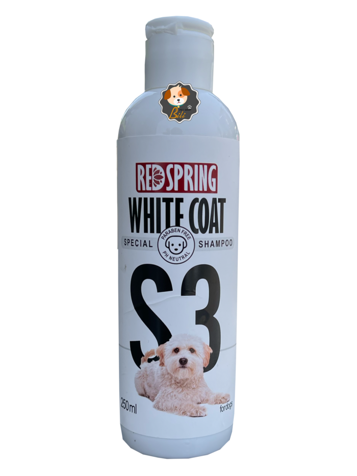 قیمت شامپو رد اسپرینگ مخصوص سگ با موهای روشن ۲۵۰ میل ـ REDSPRING SHAMPOO DOG WITH WHITE COAT 250 ML