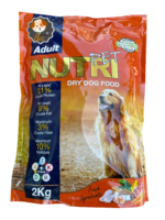 قیمت غذای خشک سگ نوتری پت ۲۱ درصد پروتئین ۲ کیلویی ـ NUTRI PET ADULT 21 PERCENT DRY DOG FOOD 2 KG