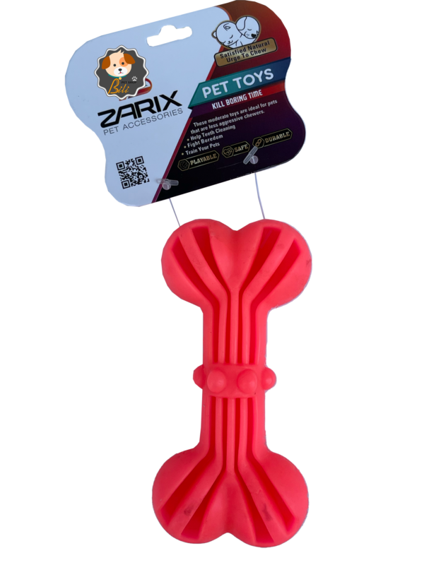 قیمت اسباب بازی سگ زاریکس مدل استخوان شیاردار سایز کوچک ـ ZARIX PET TOY