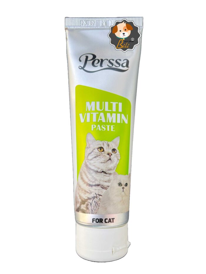 قیمت خمیر مولتی ویتامین گربه پرسا ۱۰۰ گرمی ـ PERSSA MULTI VITAMIN PASTE FOR CAT 100 GR