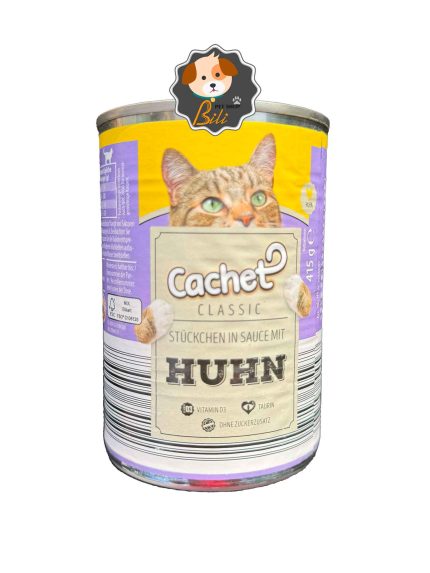 قیمت کنسرو گربه کچت با طعم مرغ ۴۰۰ گرمی ـ CACHET CLASSIC STUCKCHEN IN SAUCE MIT HUHN 400 GR