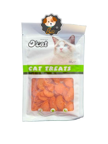 قیمت تشویقی گربه اوکت با طعم چیپس مرغ و میگو ۵۰ گرمی ـ O'CAT CAT TREAT WITH CHICKEN & SHRIMP CHIPS 50 GR 