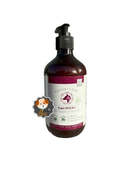 قیمت شامپو سگ و گربه ام پتس حاوی روغن آرگان و آکای ۵۰۰ میل ـ M-PETS NATURAL ARGAN OIL & ACAI DOG & CAT SHAMPOO 500 ML