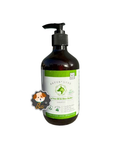 قیمت شامپو سگ و گربه ام پتس حاوی روغن درخت چای ۵۰۰ میل ـ M-PETS NATURAL TEA TREE OIL & SHEA BUTTER  DOG & CAT SHAMPOO 500 ML