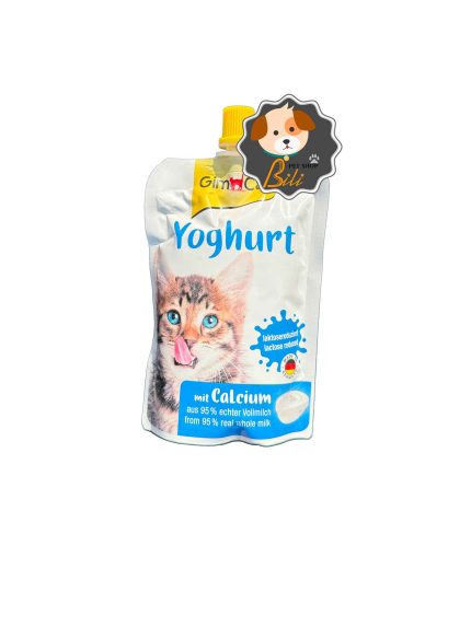 قیمت تشویقی ماست گربه جیم کت ۱۵۰ گرمی ـ GIM CAT YOGHURT & CALCIUM 150 GR