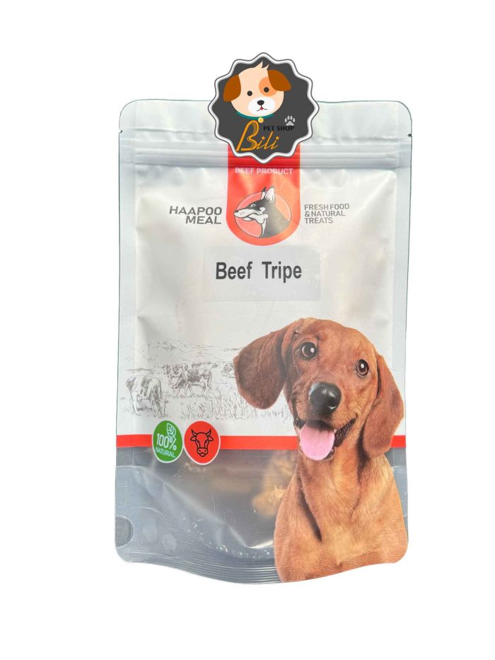 قیمت تشویقی سگ هاپو میل سیرابی ۵۰ گرمی ـ HAAPOO MEAL BEEF TRIPE 50 GR
