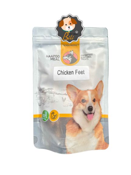 قیمت تشویقی سگ هاپو میل پای مرغ ۱۰۰ گرمی ـ HAAPOO MEAL CHICKEN FEET 100 GR