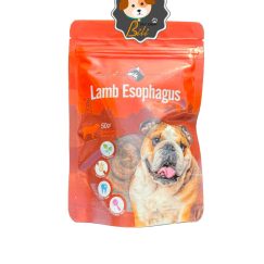 قیمت تشویقی سگ هاپو میل سرخ روده بره ۵۰ گرمی ـ HAAPOO MEAL LAMB ESOPHAGUS 50 GR
