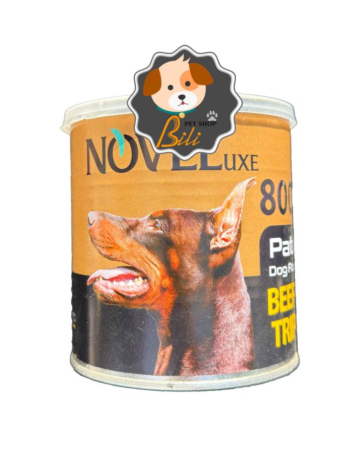 قیمت کنسرو سگ بالغ نوول با طعم گوشت و سیرابی ۸۰۰ گرمی ـ NOVEL PATE FOOD BEEF & TRIPE 800 GR