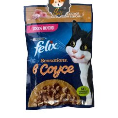قیمت پوچ گربه فلیکس با طعم بوقلمون و بیکن ۸۵ گرمی ـ FELIX PURINA TURKEY & BACON 85 GR