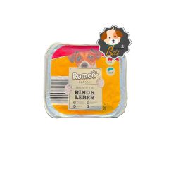 قیمت ووم سگ رومئو با طعم گوشت و جگر ۳۰۰ گرمی _ ROMEO DOG FOOD RIND & LEBER 300 GR