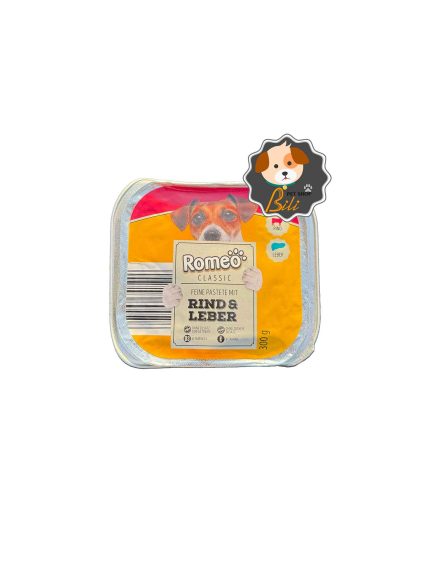 قیمت ووم سگ رومئو با طعم گوشت و جگر ۳۰۰ گرمی _ ROMEO DOG FOOD RIND & LEBER 300 GR