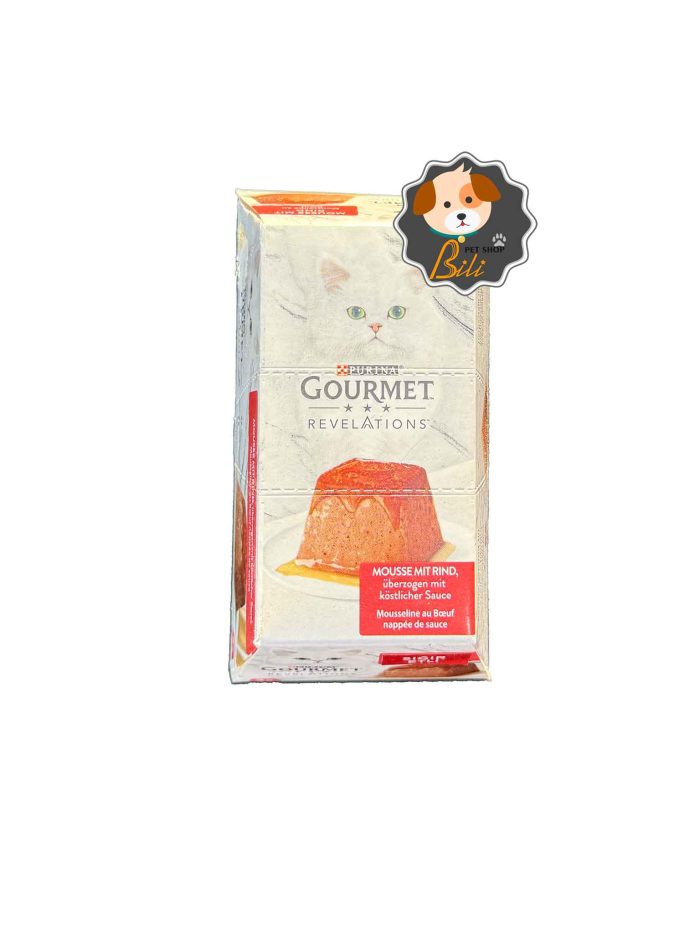 قیمت دسر گربه گورمت پورینا با طعم گوشت گاو ۲ عددی ـ PURINA GOURMET REVELATIONS MOUSSE BEEF