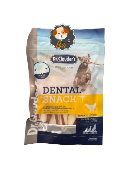 قیمت تشویقی دنتال سگ دکتر کلادرز با طعم مرغ ۸۰ گرمی _ DR.CLAUDERS DENTAL SNACK CHICKEN SMALL BREED 80 GR