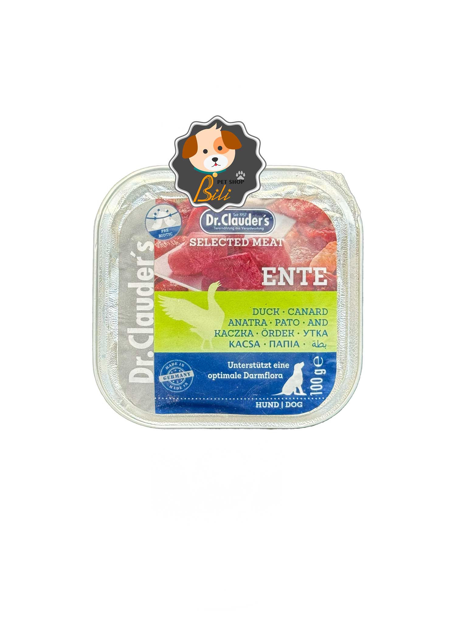 ووم سگ دکتر کلادرز با طعم اردک ۱۰۰ گرمی _ DR.CLAUDERS DUCK PATE 100 GR قیمت ووم سگ دکتر کلادرز با طعم اردک ۱۰۰ گرمی _ DR.CLAUDERS DUCK PATE 100 GR