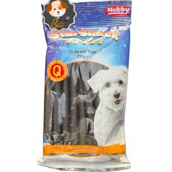 قیمت تشویقی نرم نواری سگ نوبی استار اسنک با طعم سیرابی ۲۰۰ گرمی ـ NOBBY STARSNACK STICKS WTH TRIPE 200 GR