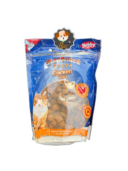 قیمت تشویقی گربه نوبی با طعم مرغ ۱۸۰ گرمی ـ Nobby StarSnack Cat Chicken Rolls 180 g