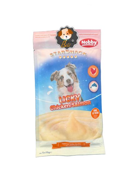قیمت بستنی سگ نوبی با طعم مرغ و ماهی بسته ۵ عددی ـ Nobby StarSnack Licky & Soups